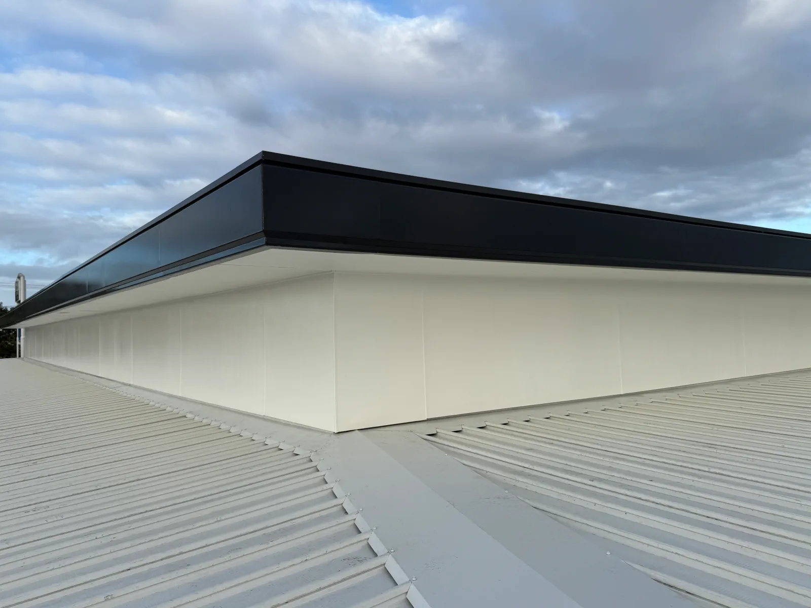 Polished roof cladding
