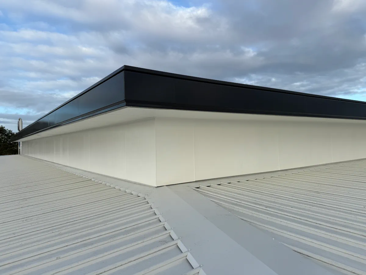 Polished roof cladding